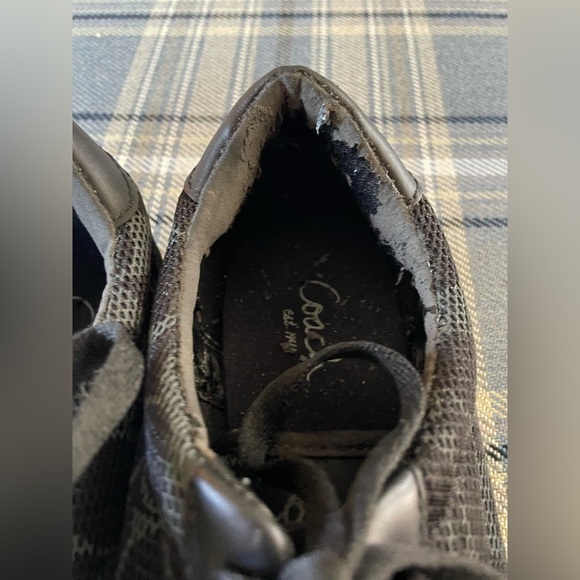 COACH Neala Mesh Casual Sneakers - Black - Picture 4 of 8